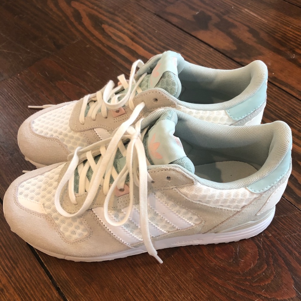 Adidas white sneakers